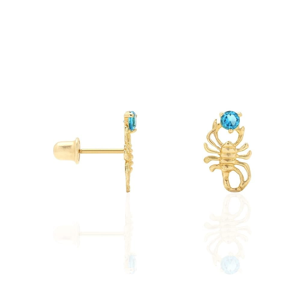 Gold Scorpio Zodiac Tragus Earring with a Stylish Artistic Touch